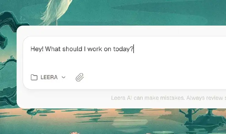 Leera AI Chat Interface